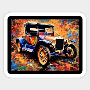 Model T Car Sticker